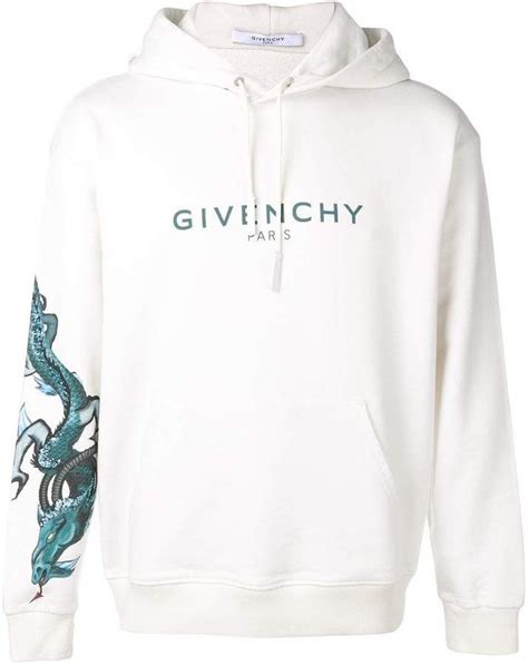 givenchy white dragon hoodie